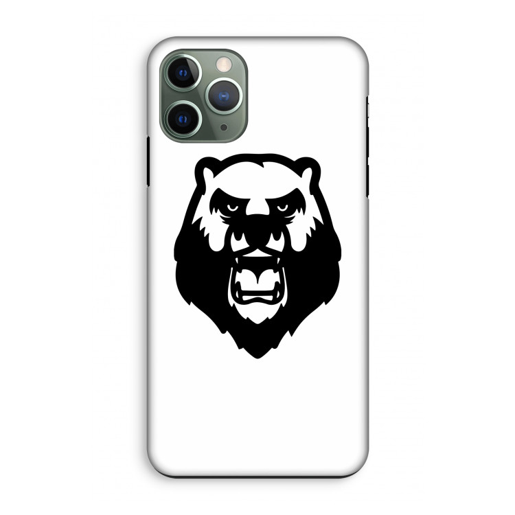 Angry Bear (white): iPhone 11 Pro Tough Case