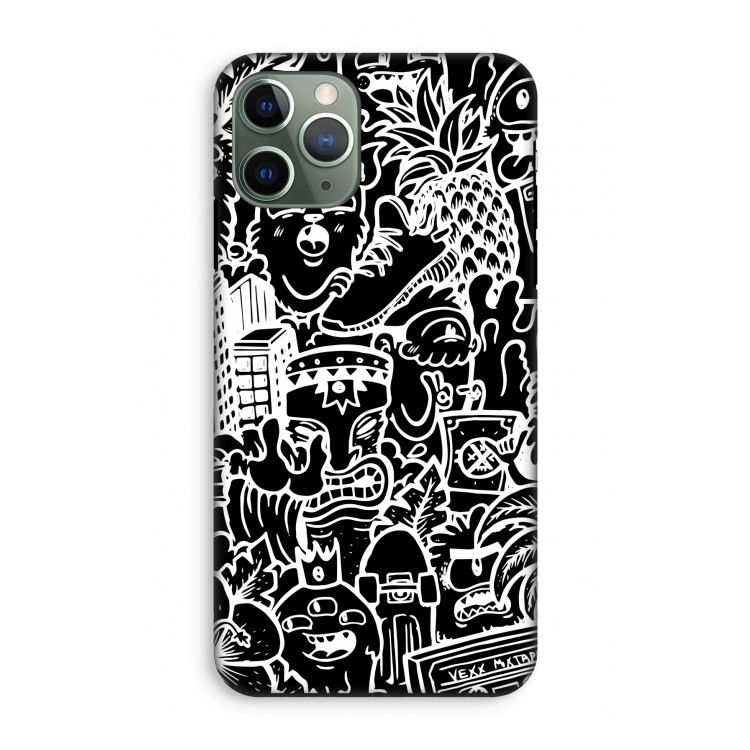 Vexx Black Mixtape: iPhone 11 Pro Tough Case