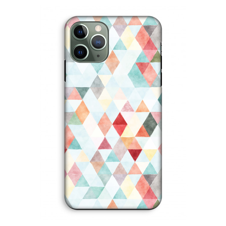 Gekleurde driehoekjes pastel: iPhone 11 Pro Tough Case