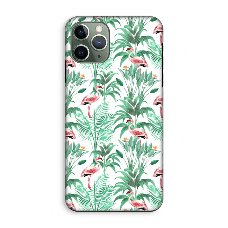 Flamingo bladeren: iPhone 11 Pro Tough Case