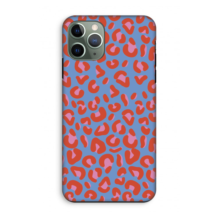 Leopard blue: iPhone 11 Pro Tough Case