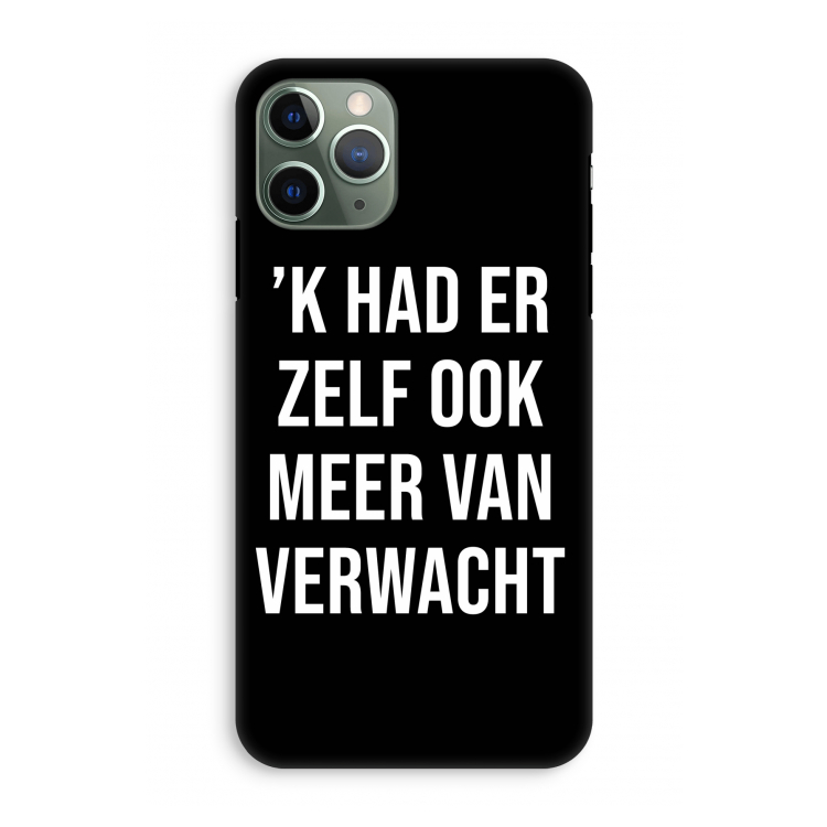 Meer verwacht - Zwart: iPhone 11 Pro Tough Case