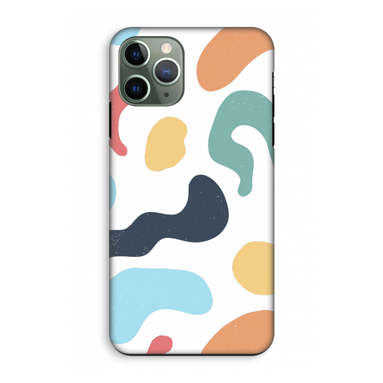 Memphis Shapes Blue: iPhone 11 Pro Tough Case