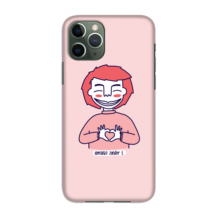 Hartje: Volledig geprint iPhone 11 Pro Hoesje
