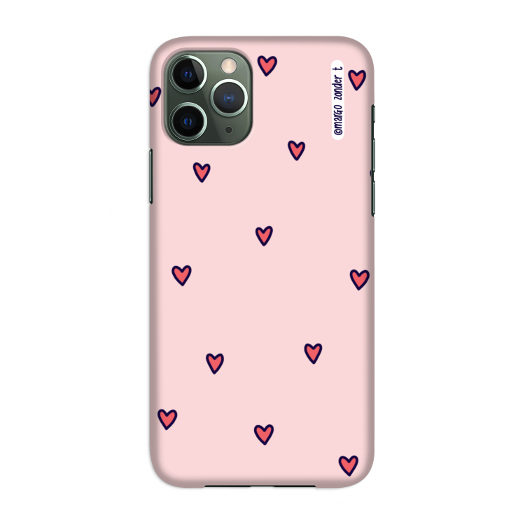 Hartjes: Volledig geprint iPhone 11 Pro Hoesje