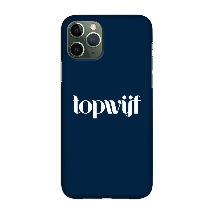 Topwijf Navy: Volledig geprint iPhone 11 Pro Hoesje