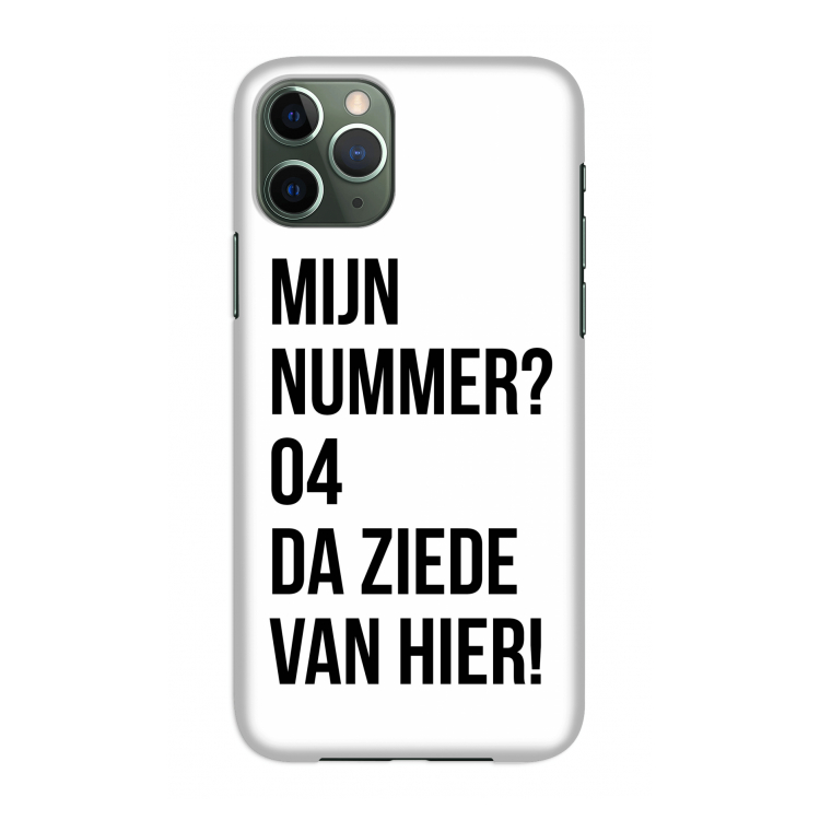 Da ziede van hier: Volledig geprint iPhone 11 Pro Hoesje