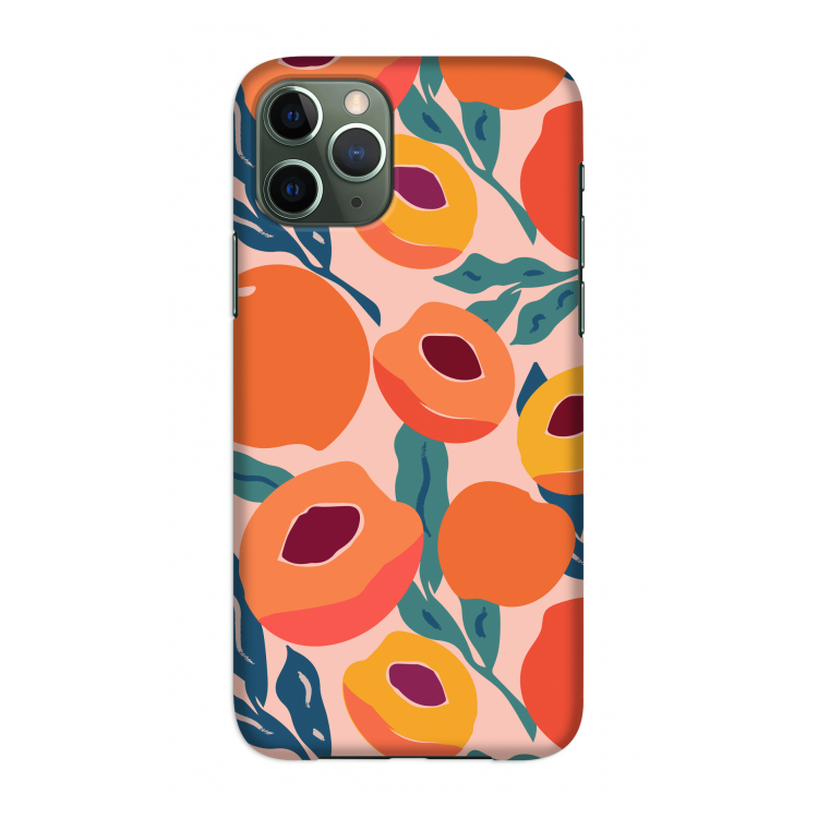 Perzik: Volledig geprint iPhone 11 Pro Hoesje