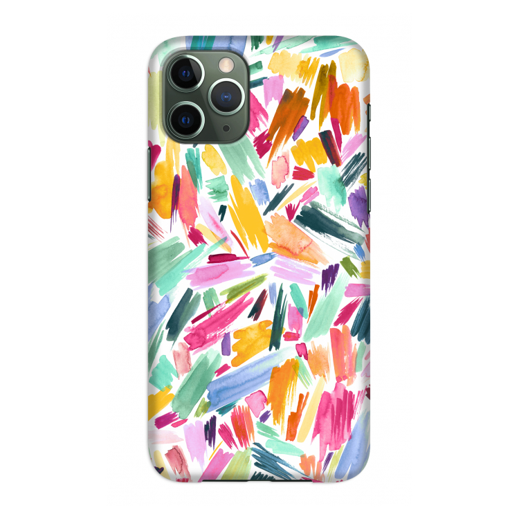 Watercolor Brushstrokes: Volledig geprint iPhone 11 Pro Hoesje