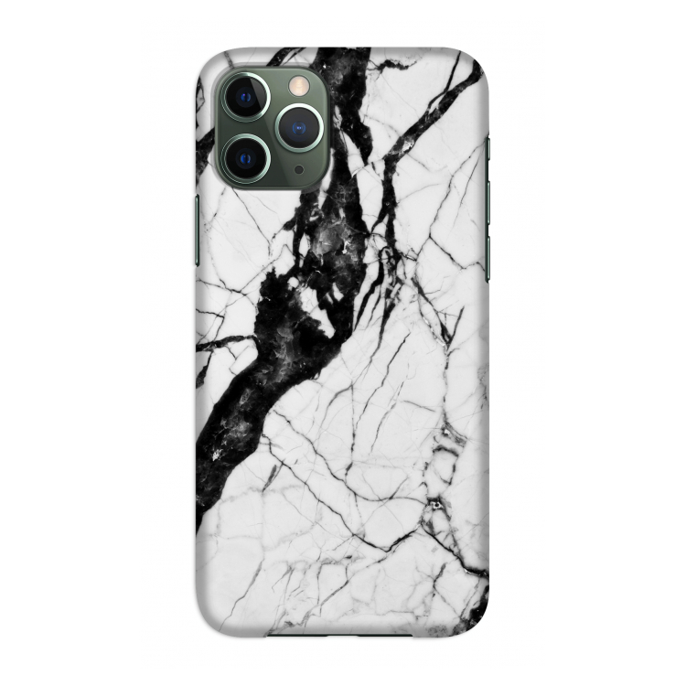 Witte marmer 2: Volledig geprint iPhone 11 Pro Hoesje