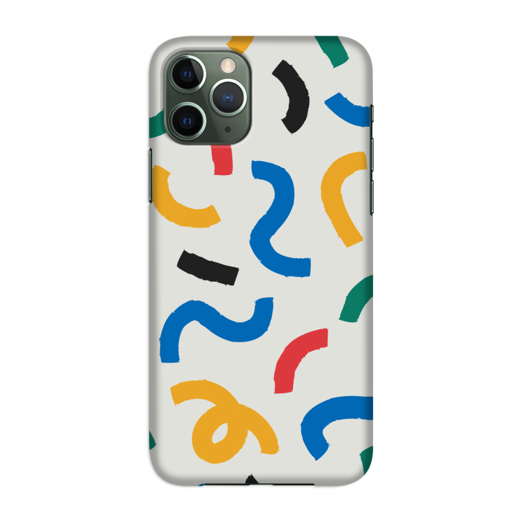 Illustratieve pop 2: Volledig geprint iPhone 11 Pro Hoesje