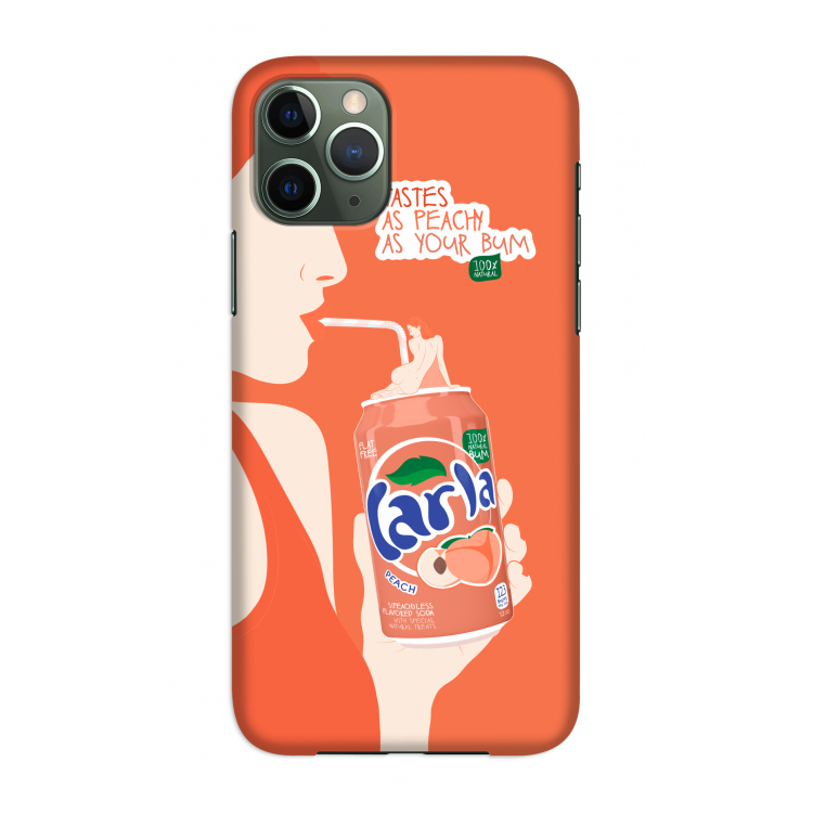 Peach please!: Volledig geprint iPhone 11 Pro Hoesje
