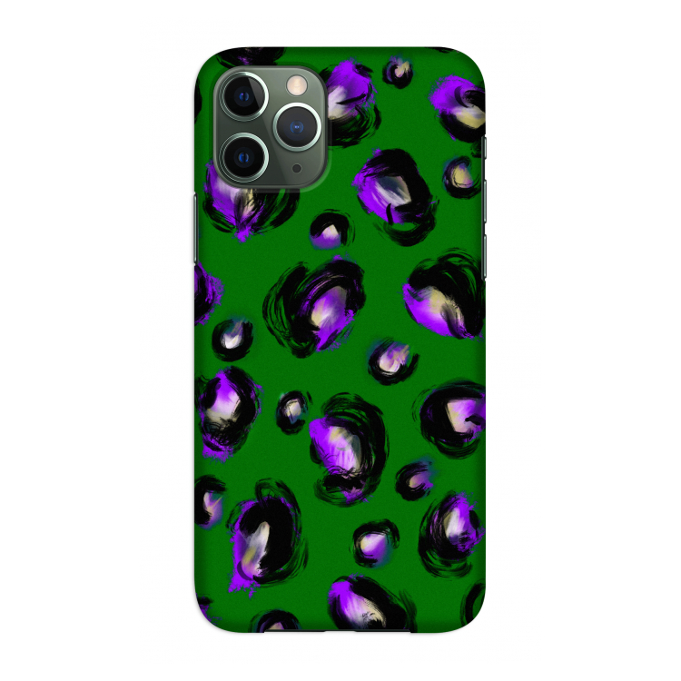 Green Cheetah: Volledig geprint iPhone 11 Pro Hoesje