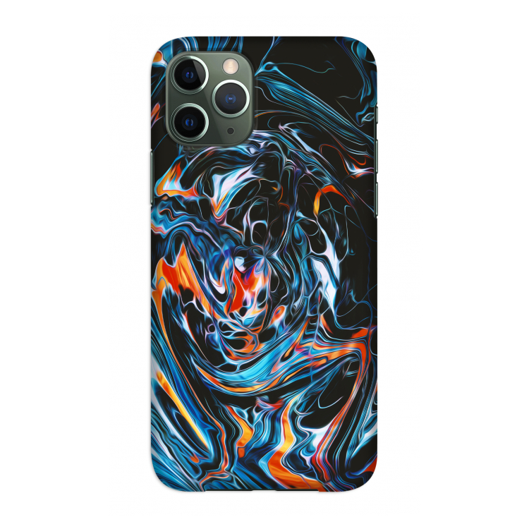 Black Unicorn: Volledig geprint iPhone 11 Pro Hoesje