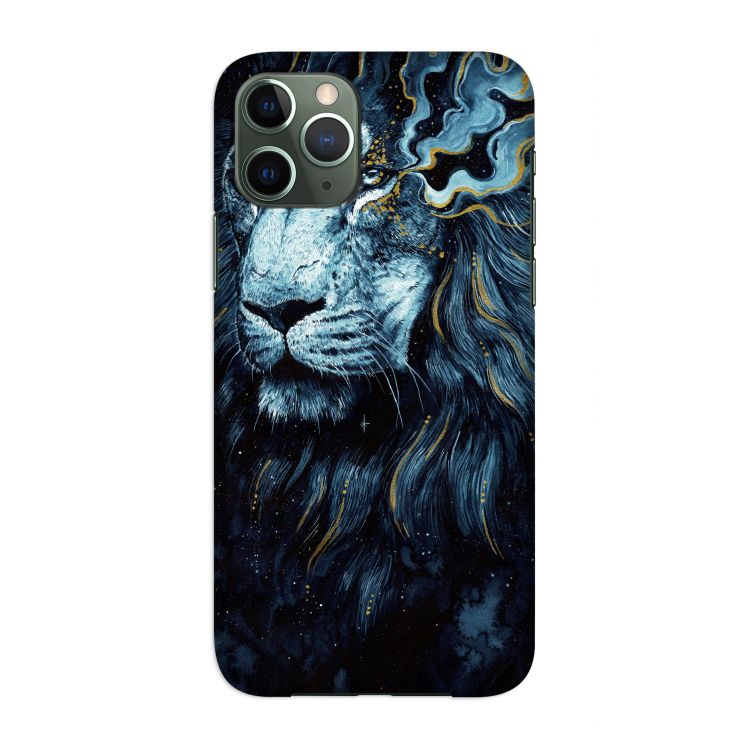 Darkness Lion: Volledig geprint iPhone 11 Pro Hoesje