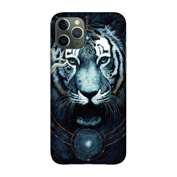 Darkness Tiger: Volledig geprint iPhone 11 Pro Hoesje