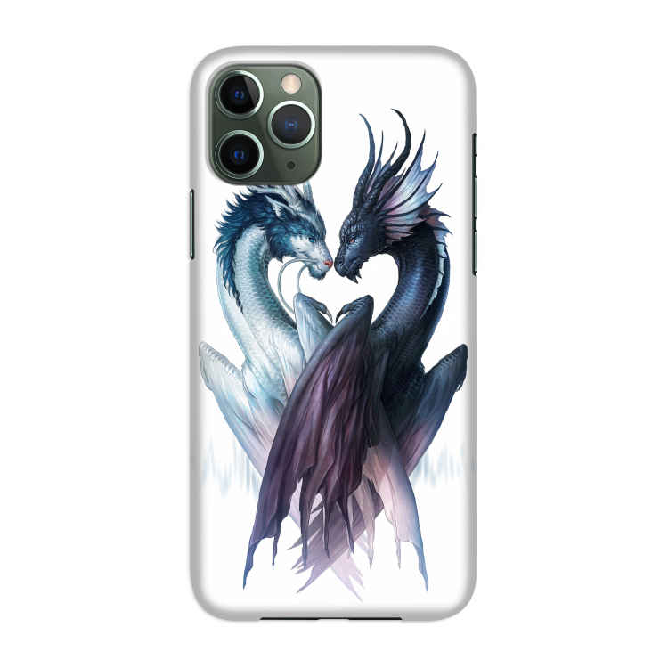 Yin Yang Dragons: Volledig geprint iPhone 11 Pro Hoesje