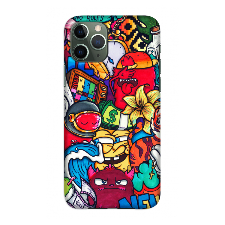 No Rules: Volledig geprint iPhone 11 Pro Hoesje