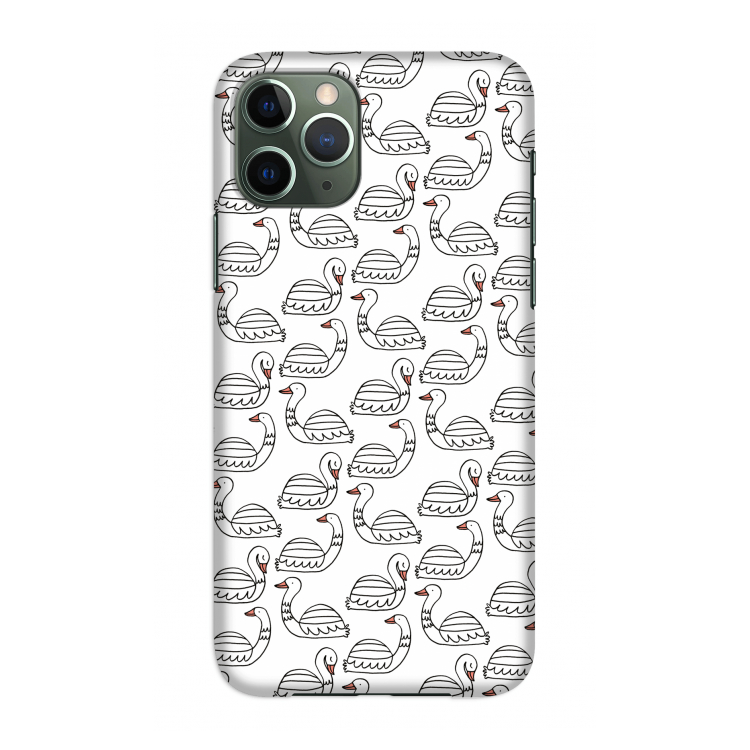 Zwanen: Volledig geprint iPhone 11 Pro Hoesje