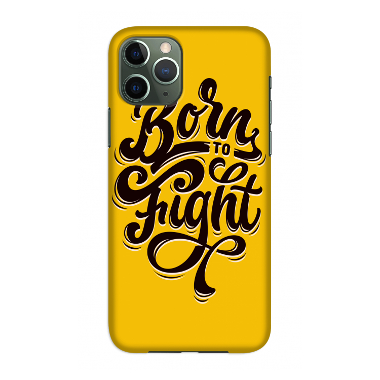 Born to Fight: Volledig geprint iPhone 11 Pro Hoesje