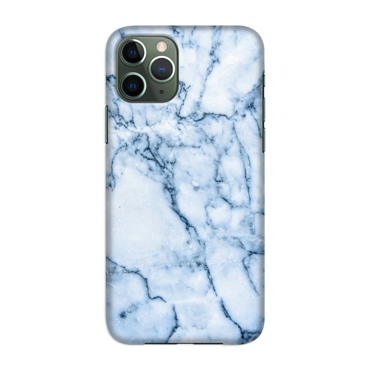 Blauw marmer: Volledig geprint iPhone 11 Pro Hoesje