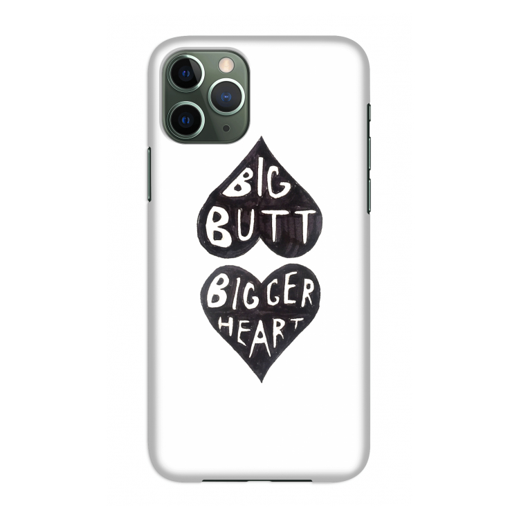 Big butt bigger heart: Volledig geprint iPhone 11 Pro Hoesje