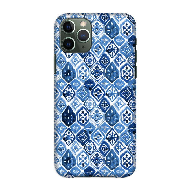 Blauw motief: Volledig geprint iPhone 11 Pro Hoesje