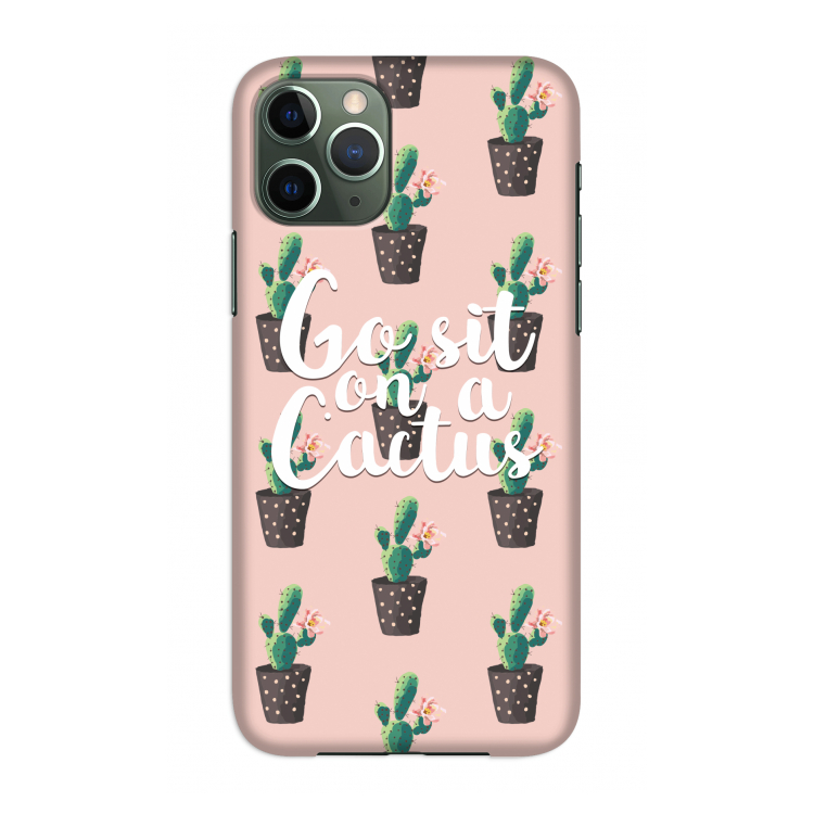 Cactus quote: Volledig geprint iPhone 11 Pro Hoesje