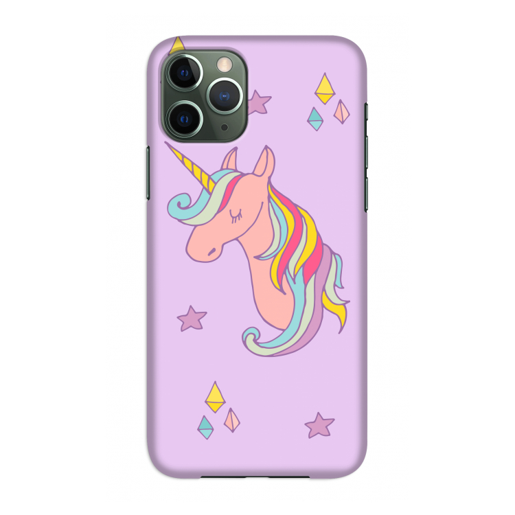 Roze eenhoorn: Volledig geprint iPhone 11 Pro Hoesje