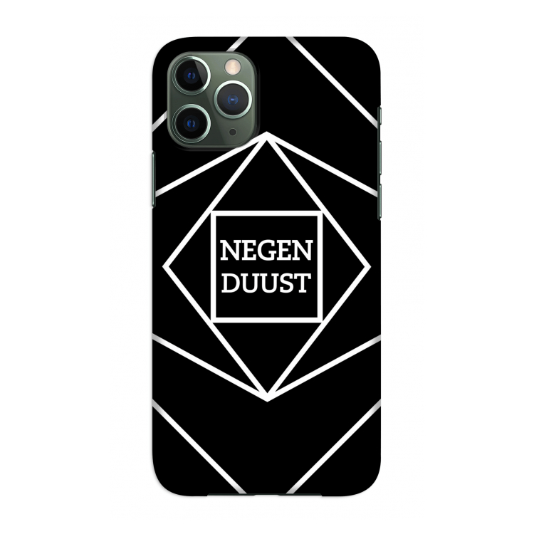 Negenduust geometrisch: Volledig geprint iPhone 11 Pro Hoesje