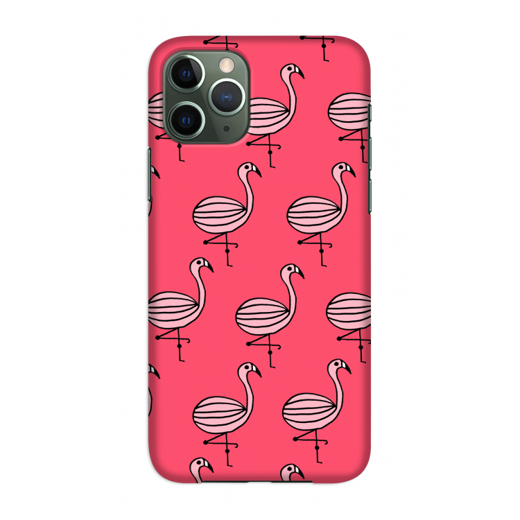 Flamingo: Volledig geprint iPhone 11 Pro Hoesje