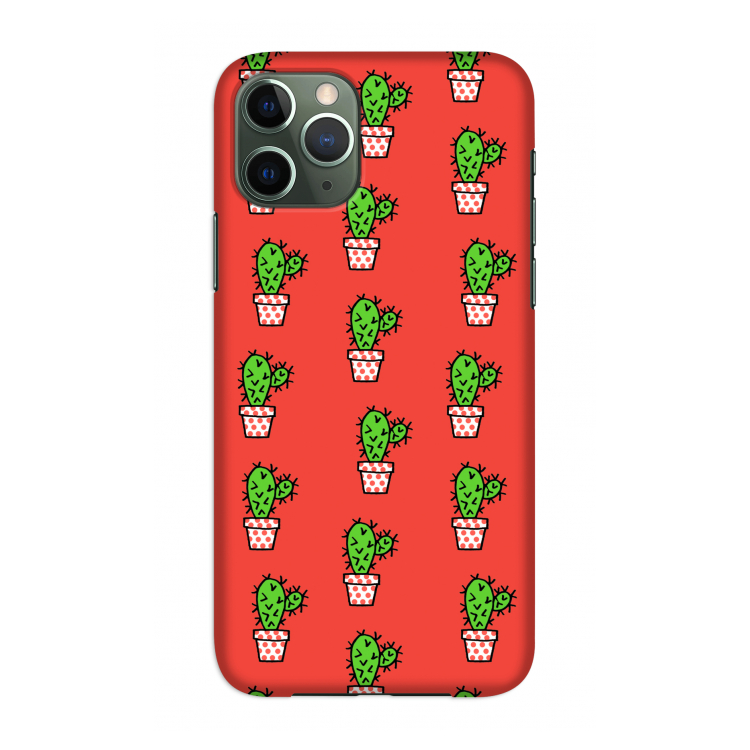 Mini cactus: Volledig geprint iPhone 11 Pro Hoesje