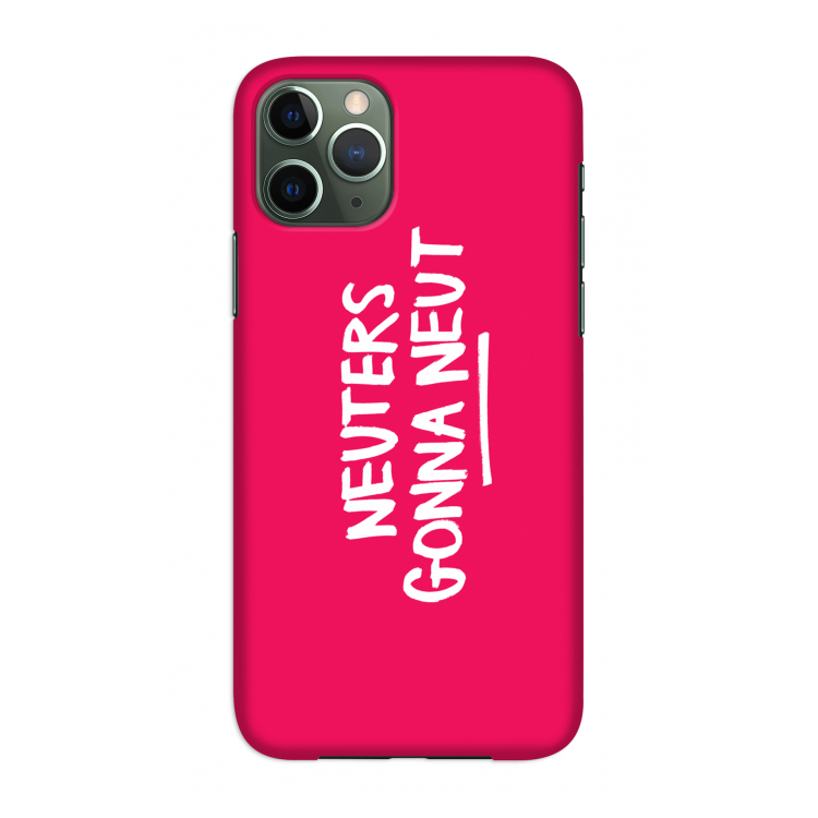 Neuters (roze): Volledig geprint iPhone 11 Pro Hoesje