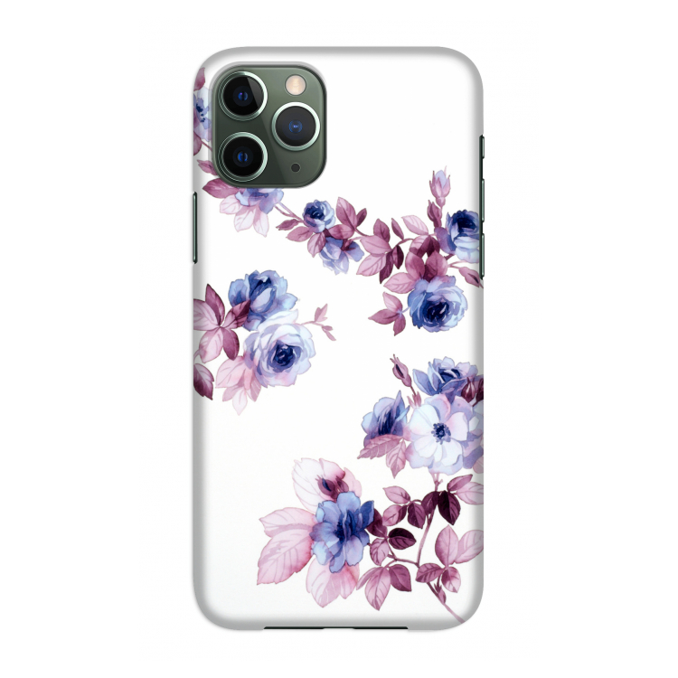 Waterverf bloemen: Volledig geprint iPhone 11 Pro Hoesje