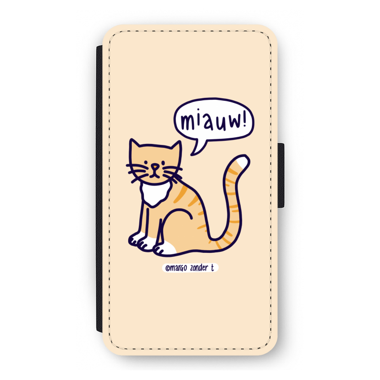 Miauw: iPhone 11 Pro Flip Hoesje