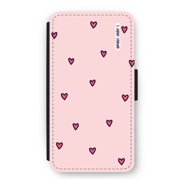 Hartjes: iPhone 11 Pro Flip Hoesje