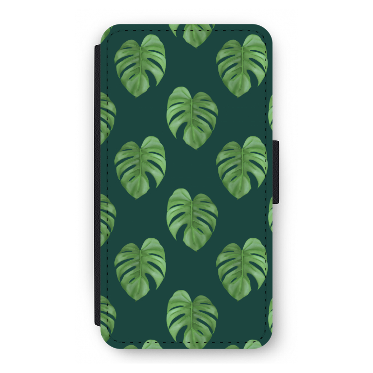 Monstera leaves: iPhone 11 Pro Flip Hoesje