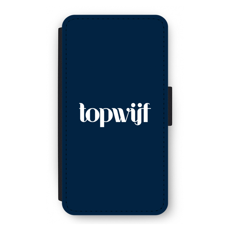 Topwijf Navy: iPhone 11 Pro Flip Hoesje