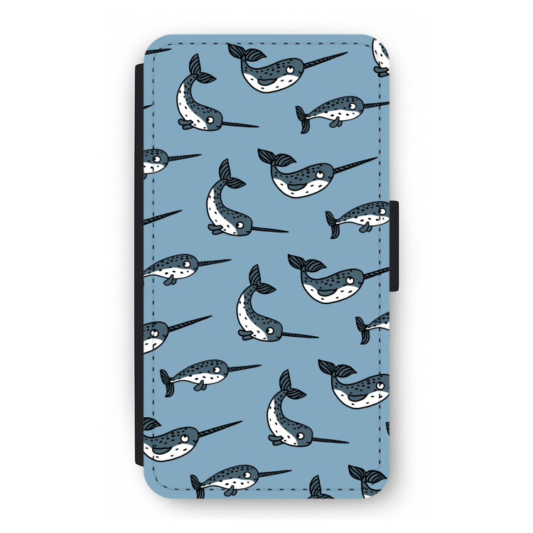 Narwhal: iPhone 11 Pro Flip Hoesje