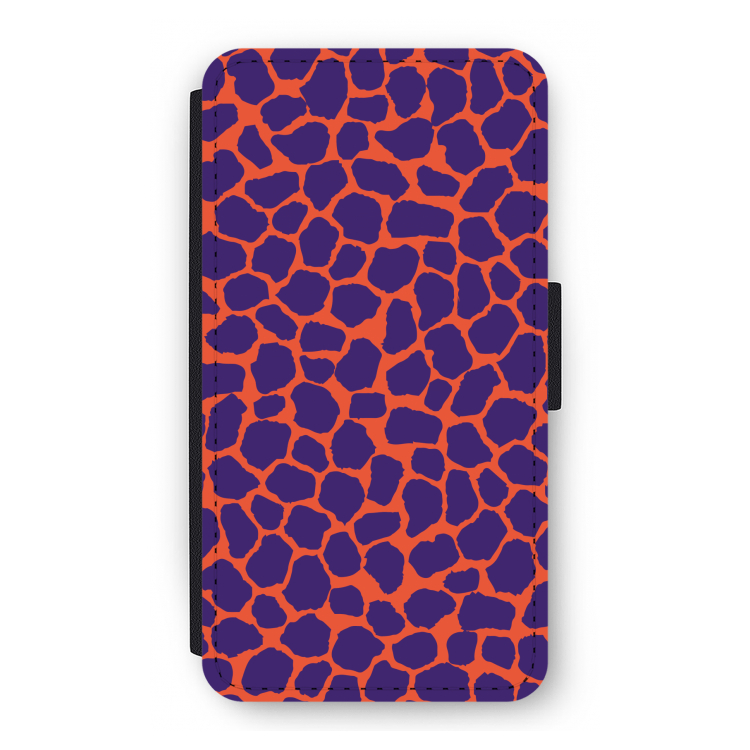 Purple Giraffe: iPhone 11 Pro Flip Hoesje