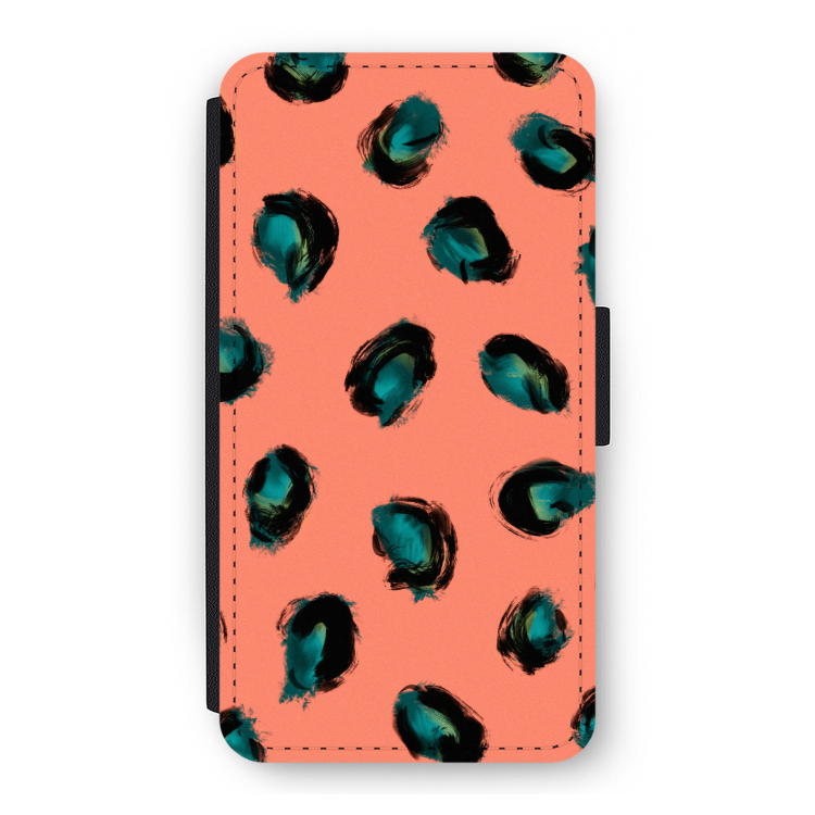 Pink Cheetah: iPhone 11 Pro Flip Hoesje