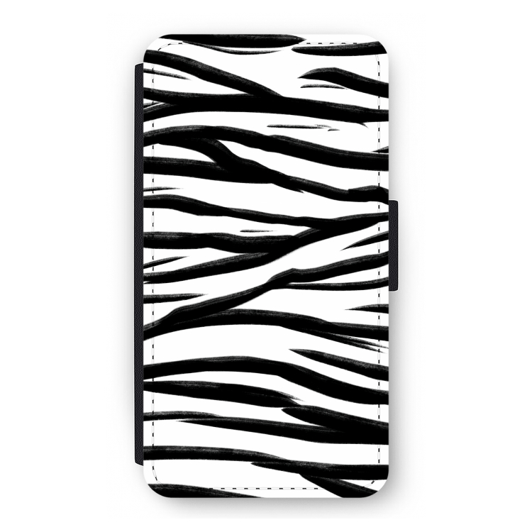 Zebra pattern: iPhone 11 Pro Flip Hoesje