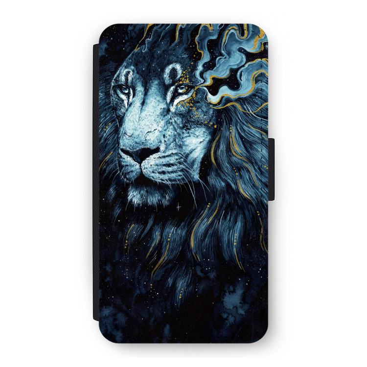Darkness Lion: iPhone 11 Pro Flip Hoesje