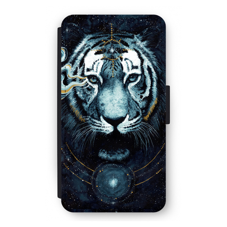Darkness Tiger: iPhone 11 Pro Flip Hoesje