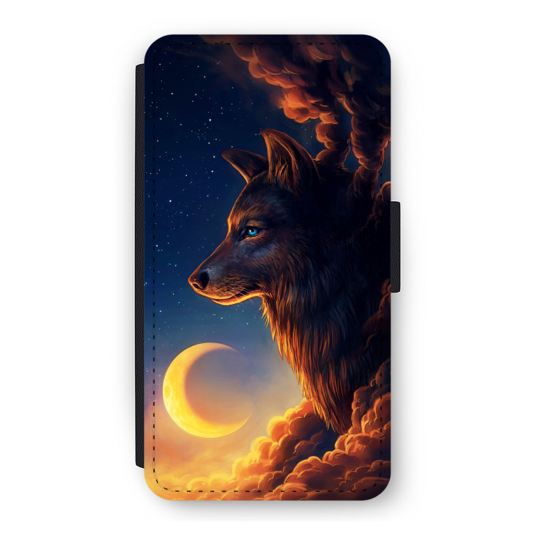 Night Guardian: iPhone 11 Pro Flip Hoesje