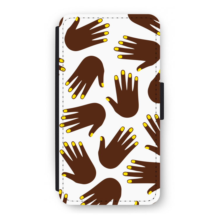 Hands dark: iPhone 11 Pro Flip Hoesje