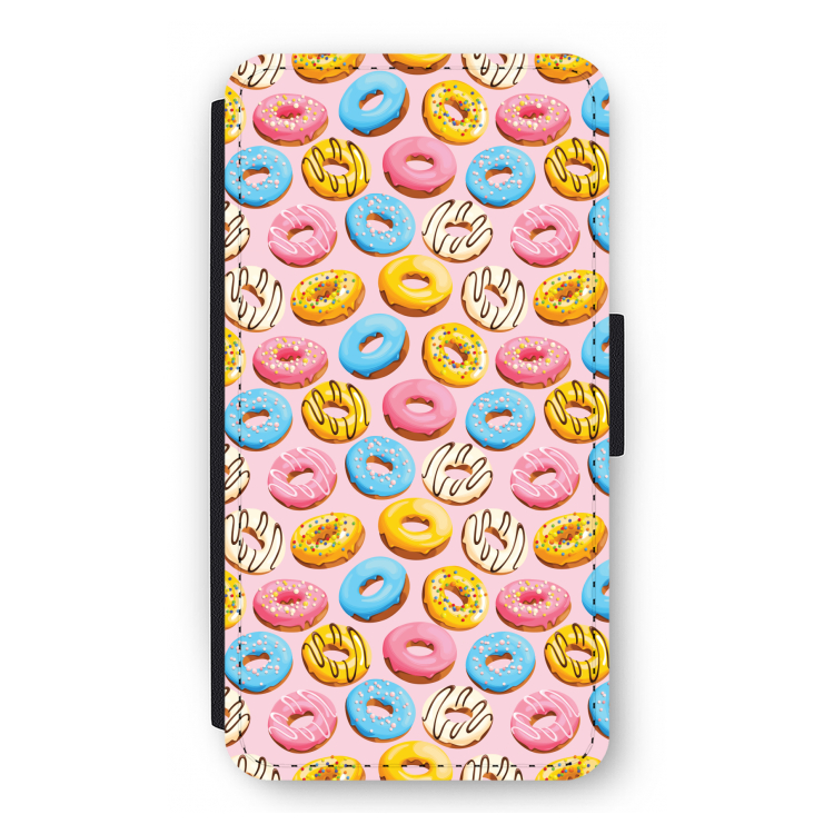 Pink donuts: iPhone 11 Pro Flip Hoesje