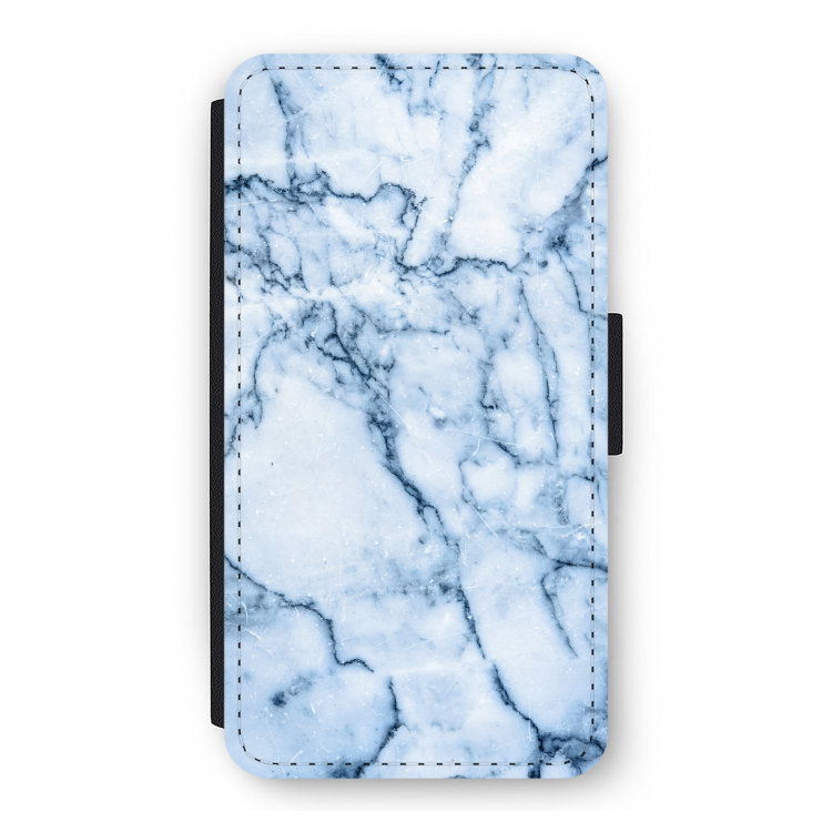 Blauw marmer: iPhone 11 Pro Flip Hoesje