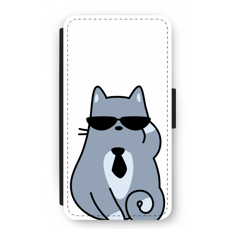 Cool cat: iPhone 11 Pro Flip Hoesje