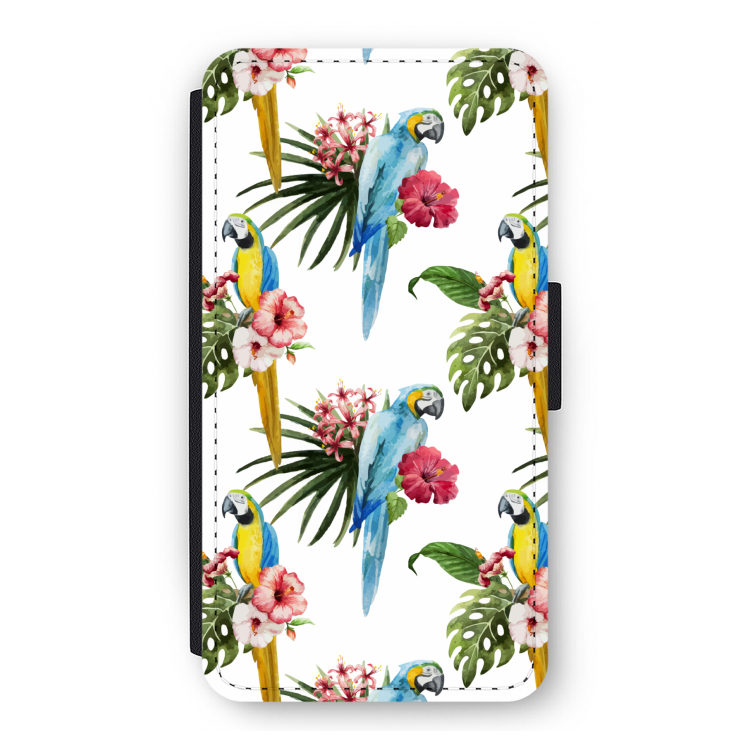Kleurrijke papegaaien: iPhone 11 Pro Flip Hoesje